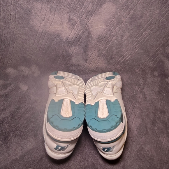 New Balance 550 Casual Shoes Womens Sz 6.5 White Green Leather Sneakers. - Picture 8 of 9